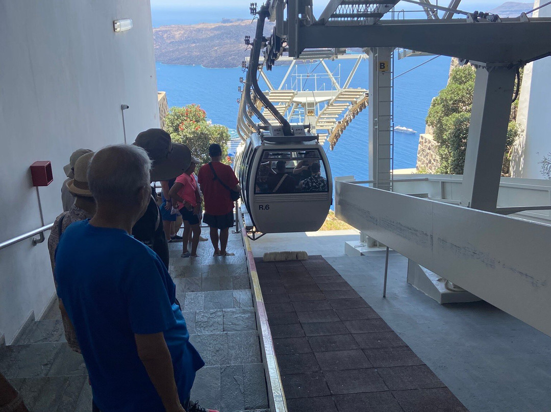 Santorini Cable Car-费拉必去景点