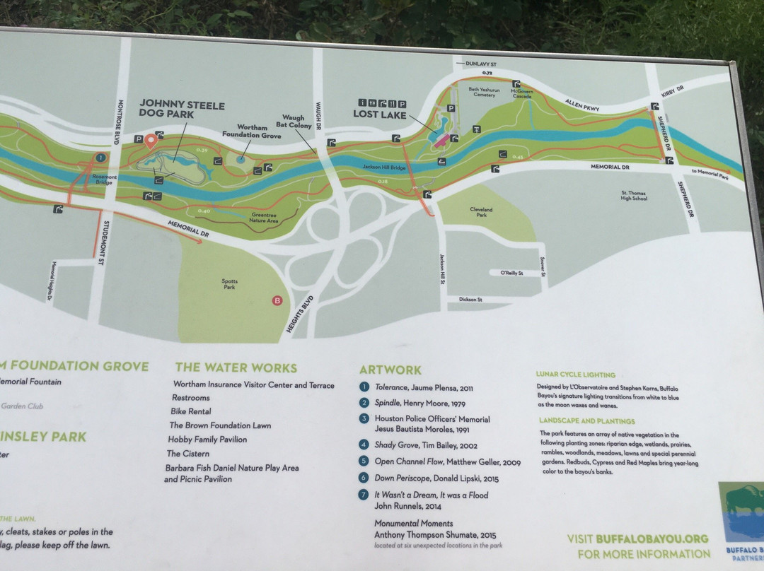 Buffalo Bayou Park-休斯顿必去景点