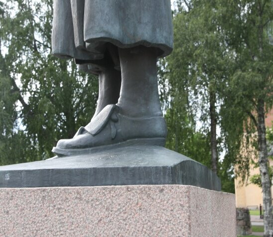 La statue d'Anders Zorn (Zornstatyn)