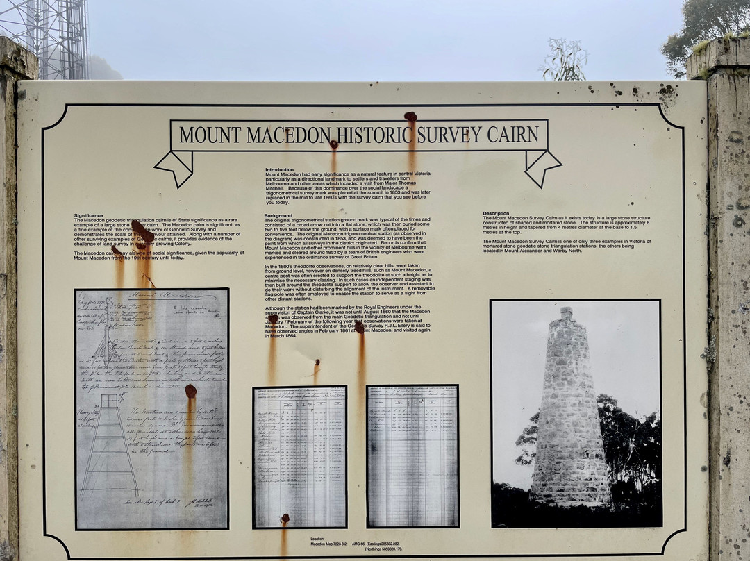 Mount Macedon Historic Survey Cairn