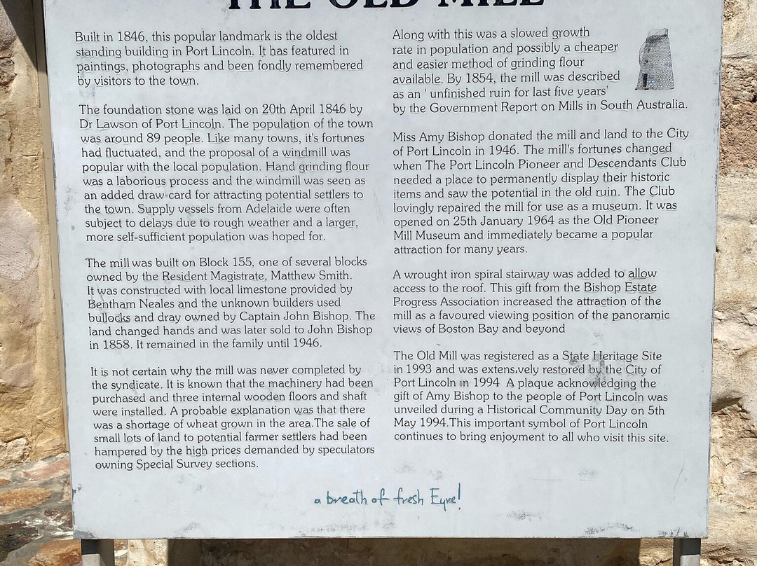 The Old Mill-Port Lincoln必去景点