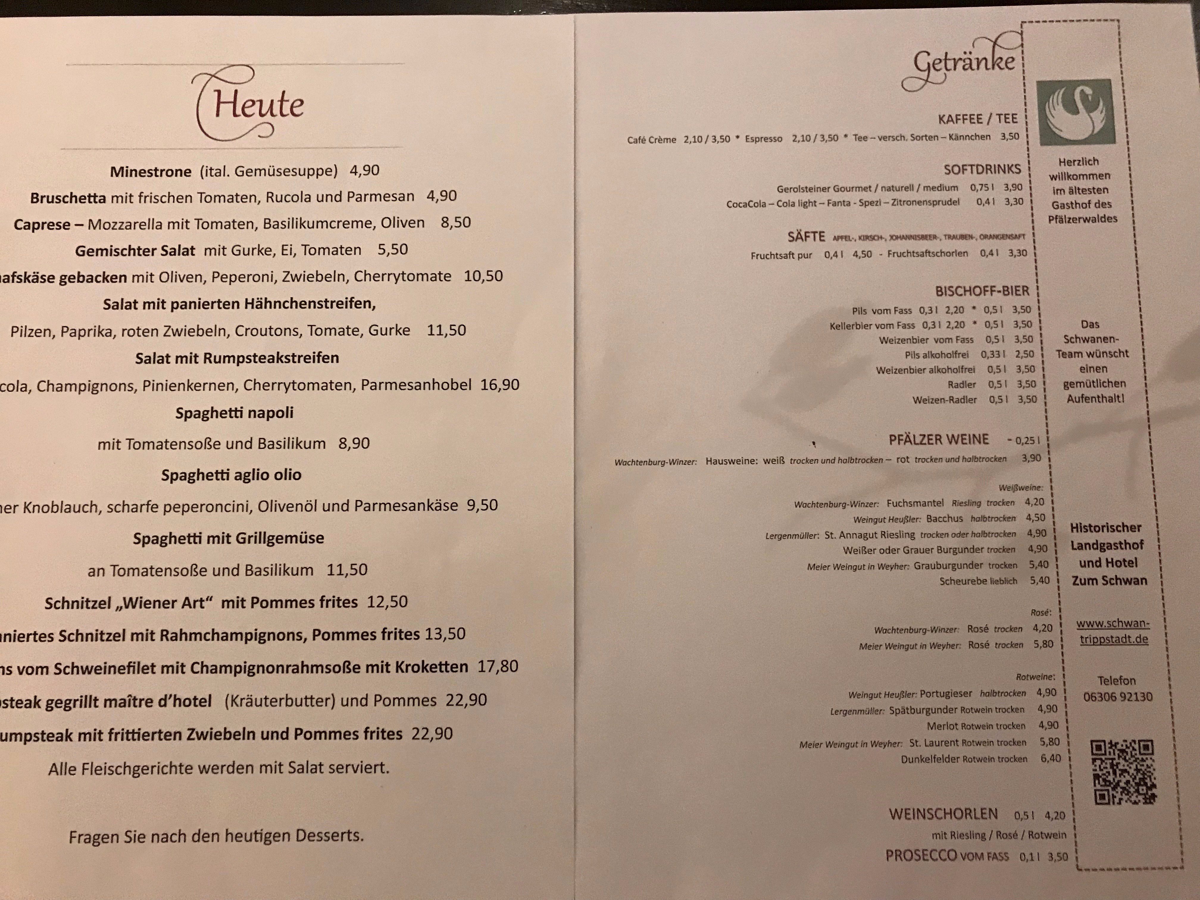 Landgasthof & Hotel Zum Schwan-餐饮