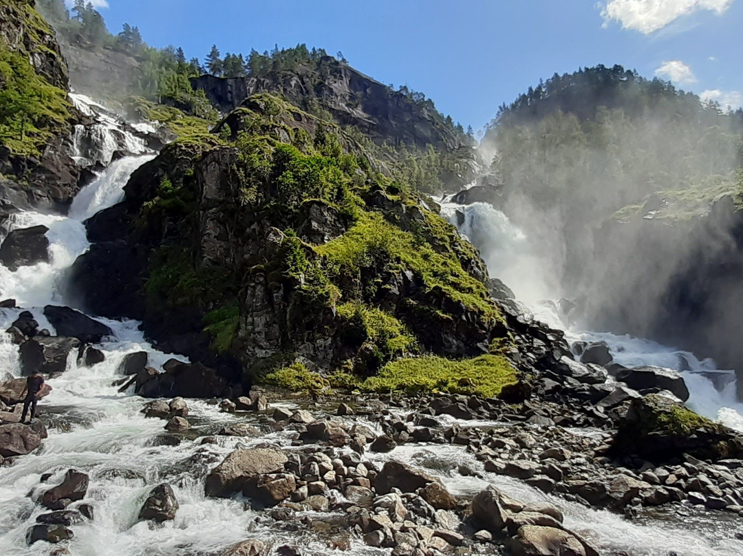 Latefossen Waterfall景点图片