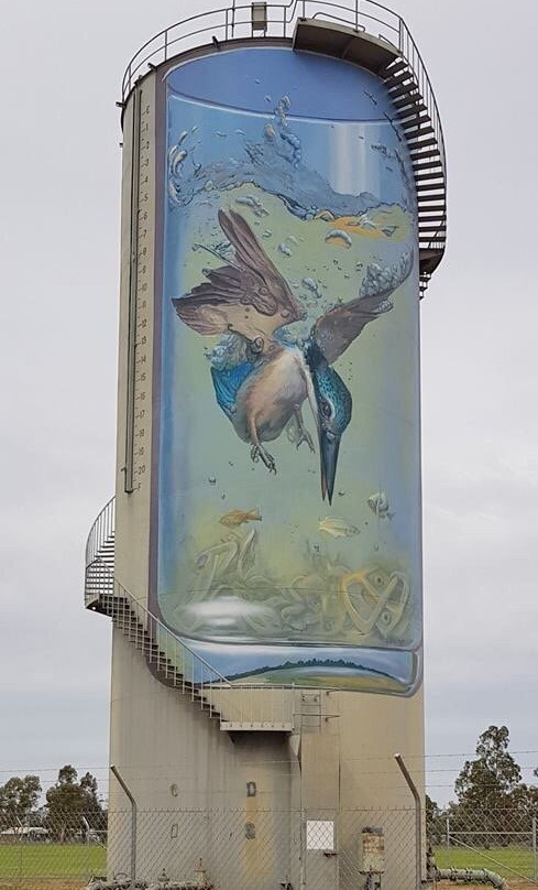 Gulargambone Water Tower Art-Gulargambone必去景点