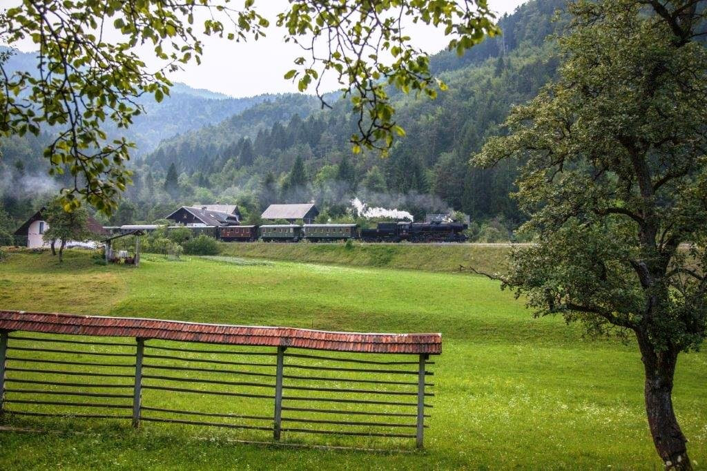 Steam Train on Bohinj Railway景点图片