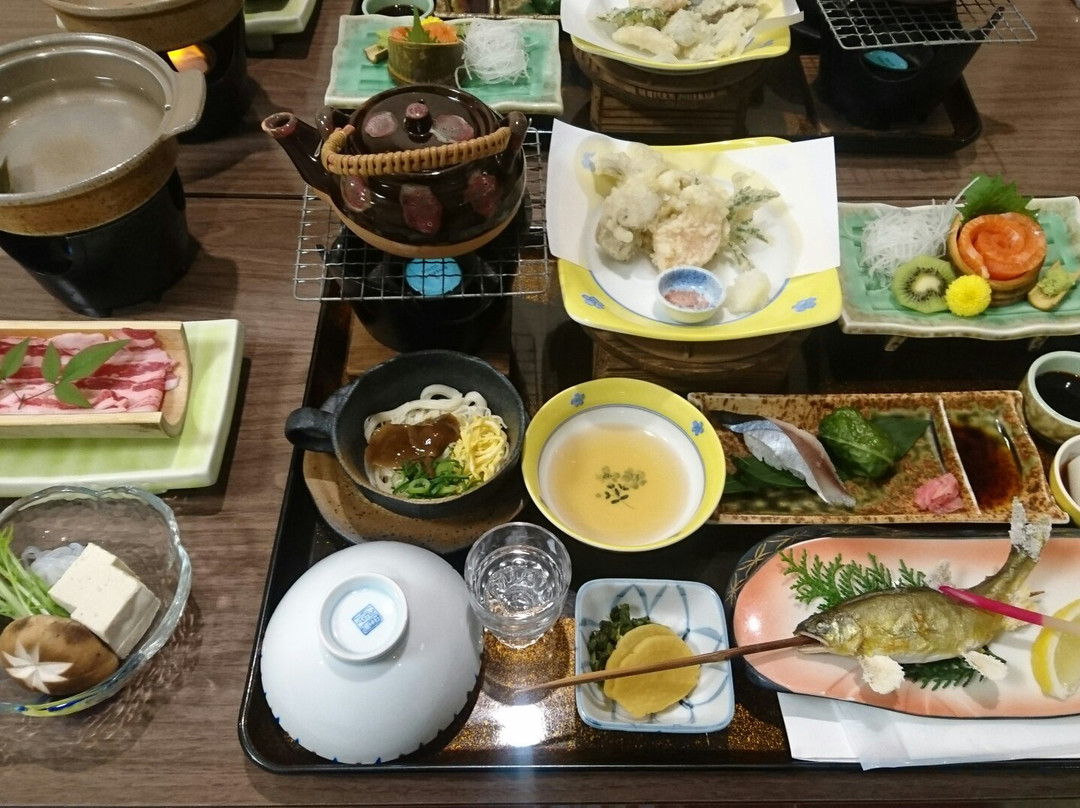 十津川村餐馆和美食-Totsukawa Kamiyu Onsen Onsen Ryokan Kamiyuso