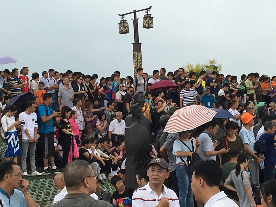 海宁盐官观潮景点图片