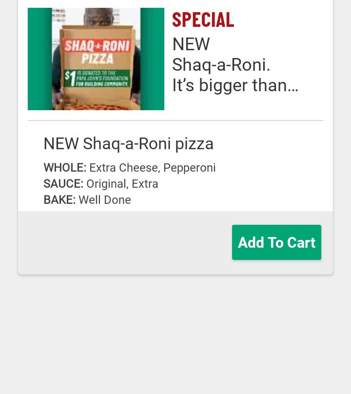 Papa Johns Pizza