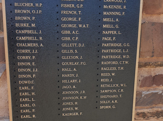 Carrieton War Memorial