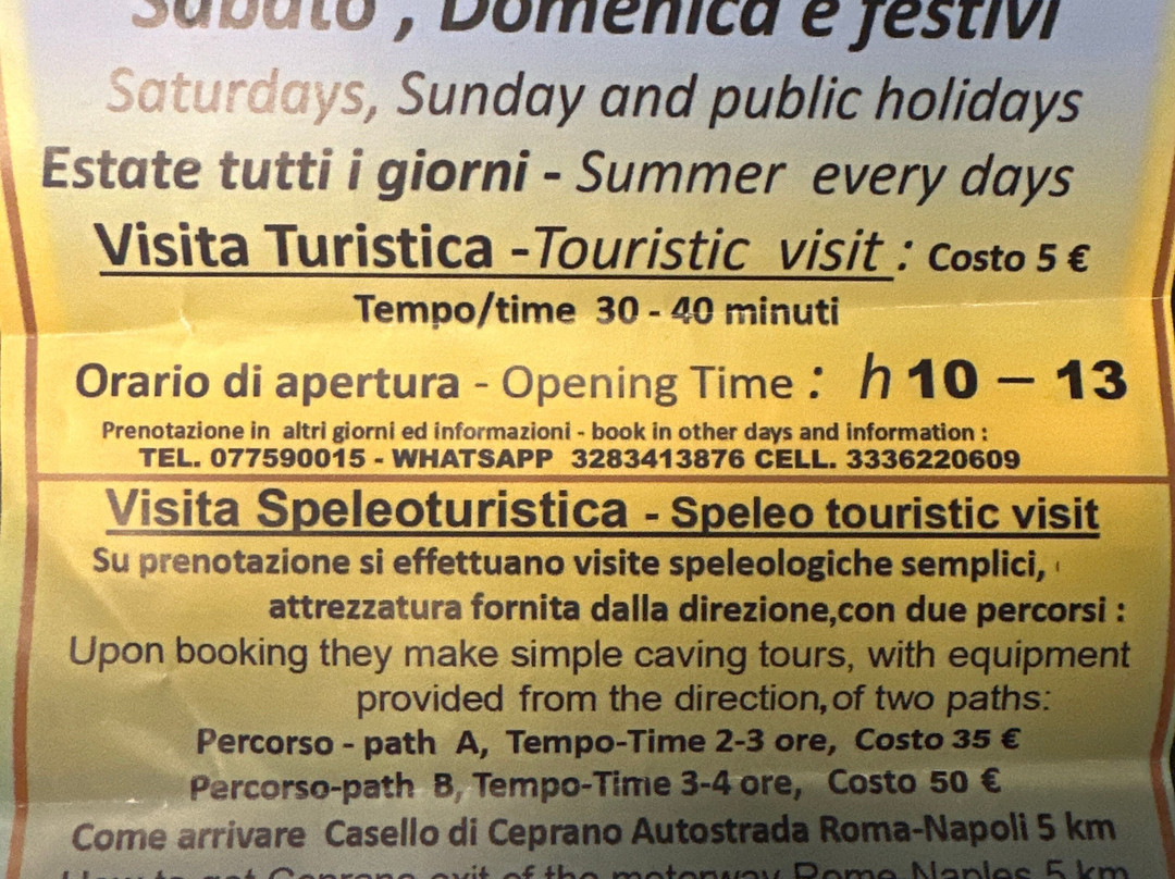 Grotte di Falvaterra-Falvaterra必去景点