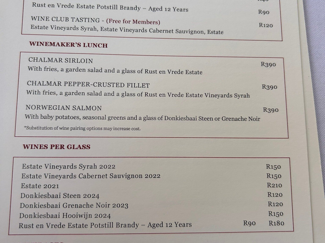 Rust en Vrede Tasting Room-斯泰伦博斯必去景点