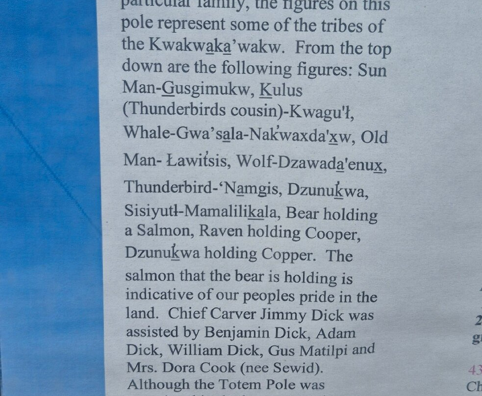 The World's Tallest Totem Pole Alert Bay