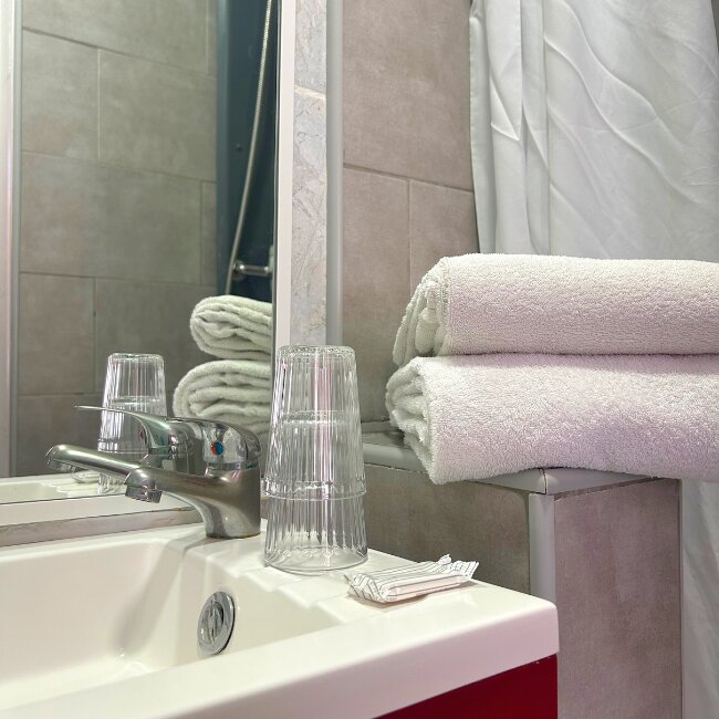 Hotel Le Carnon-浴室