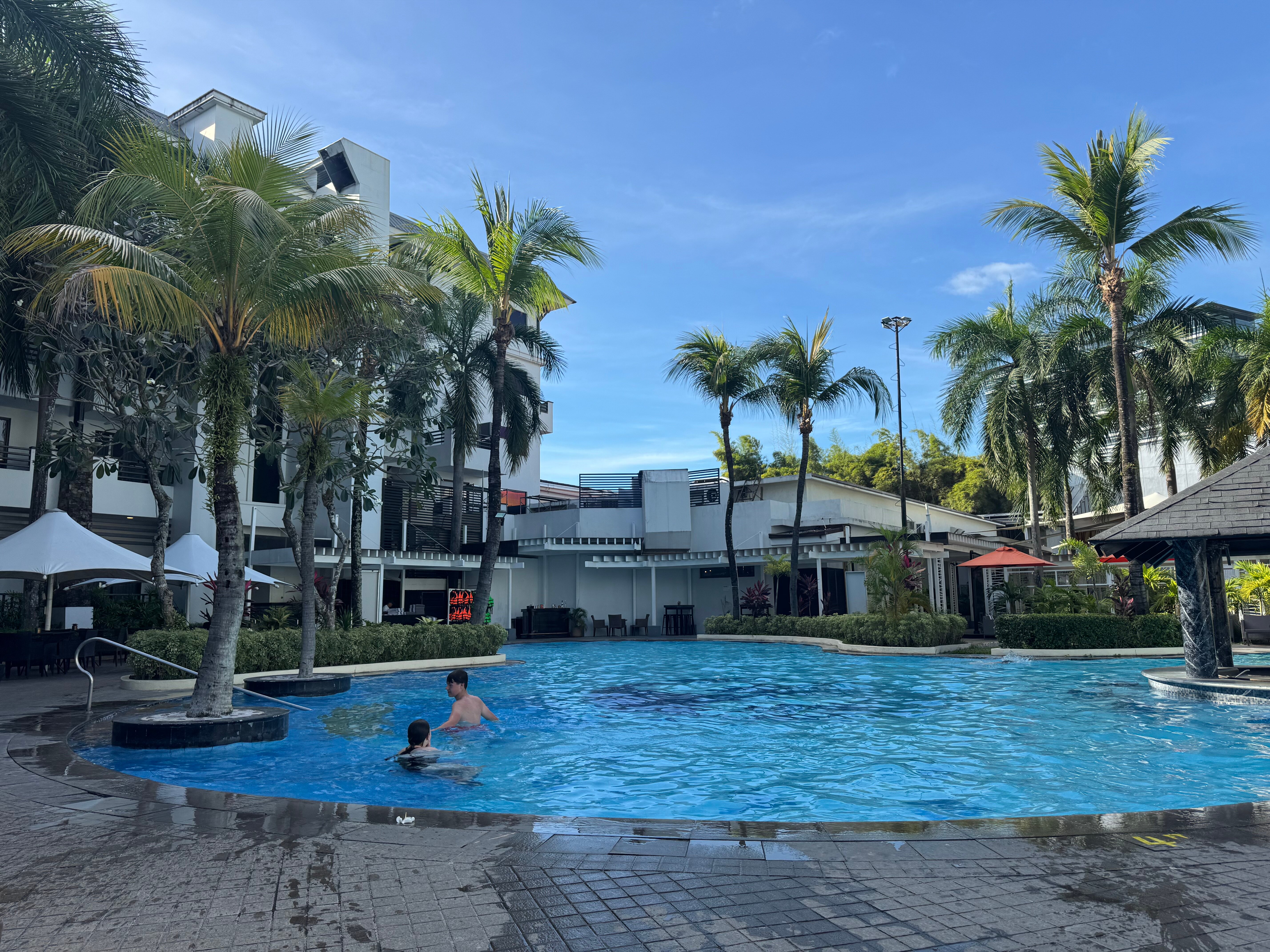 Widus Hotel Clark-泳池