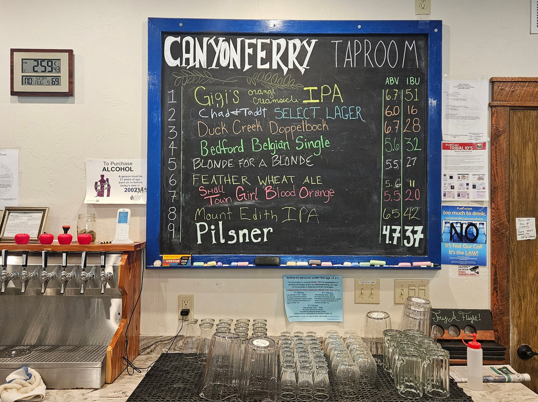 Canyon Ferry Brewing-Townsend必去景点