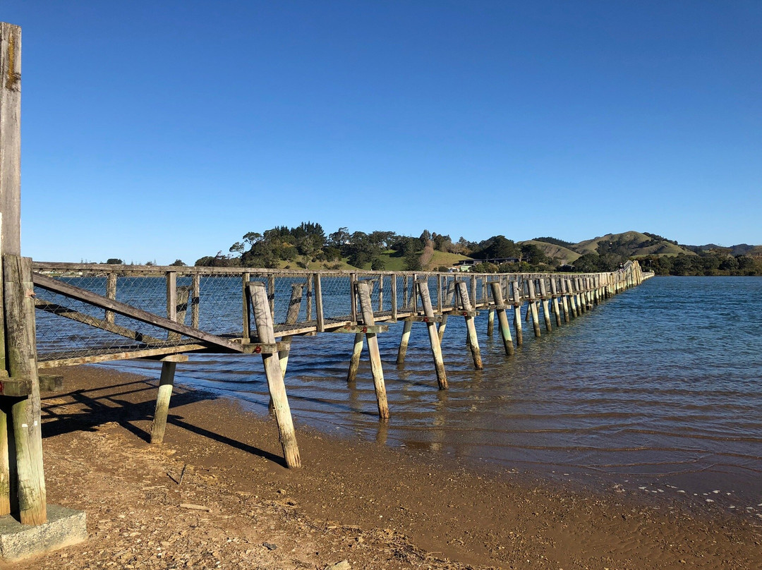 Whananaki Foot Bridge景点图片