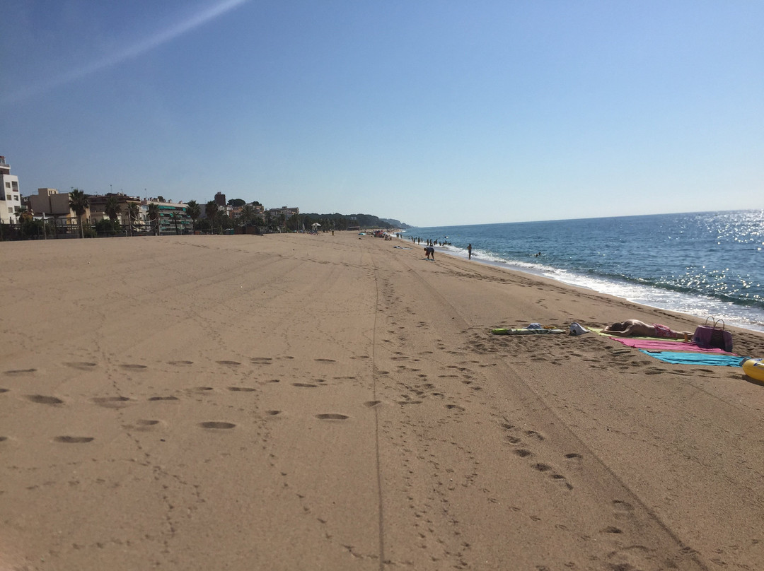 Platja de les Roques Blanques-Canet de Mar必去景点