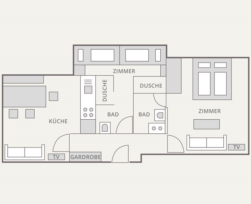 贝曹酒店住宿-Gästehaus Meusburger
