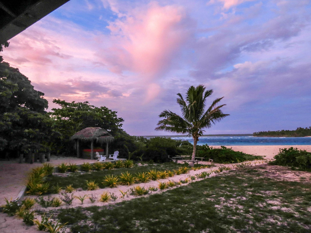 Dining at Matafonua Lodge
