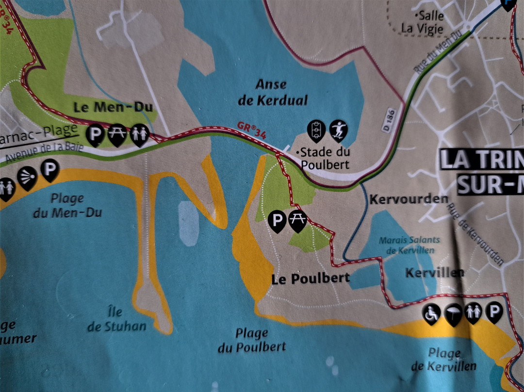 Plage du Poulbert-La Trinite-sur-Mer必去景点