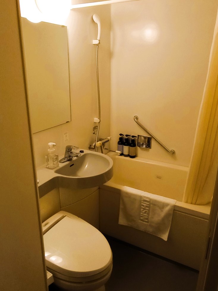 高知播磨屋西铁酒店-浴室