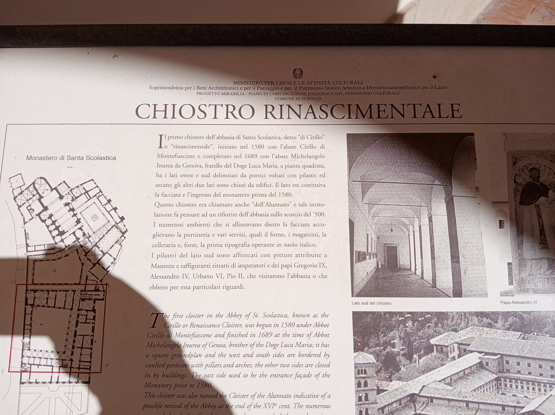 Monastero di Santa Scolastica-Subiaco必去景点