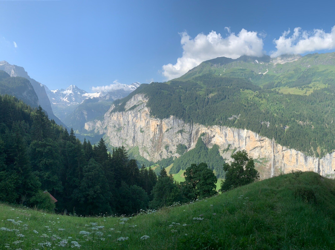 Staubbachbänkli Wengen-翁根必去景点