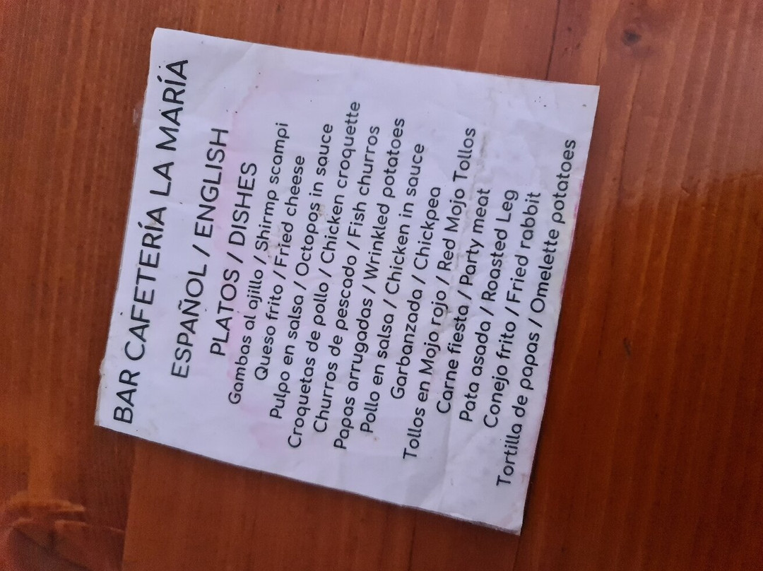 La María Bar Cafeteria