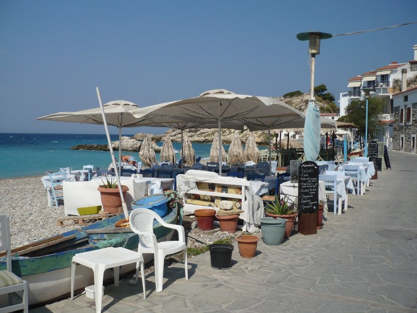 Kokkari Beach Hotel-泳池