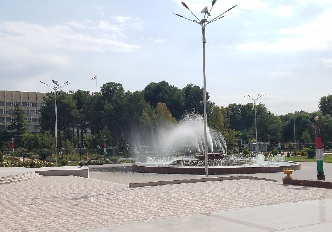 The Flagpole with the Flag of Tajikistan-苦盏必去景点