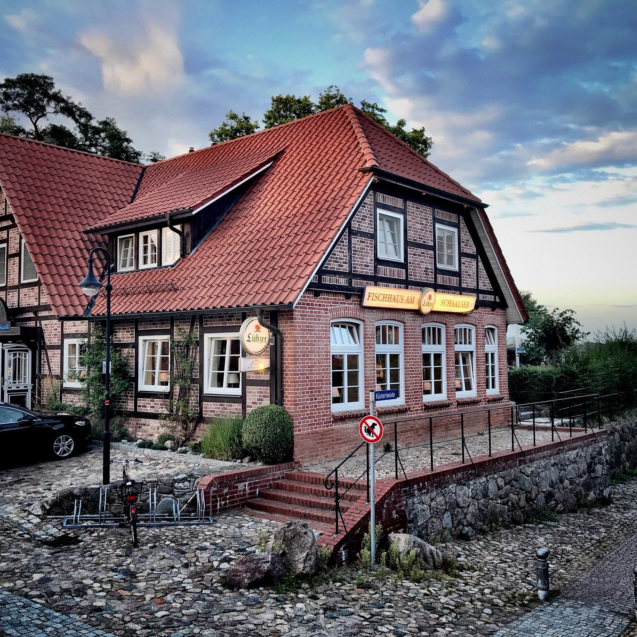 Fischhaus Hotel am Schaalesee-浴室