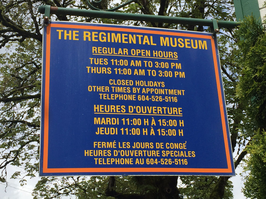The Royal Westminster Regiment Historical Society and Museum景点图片