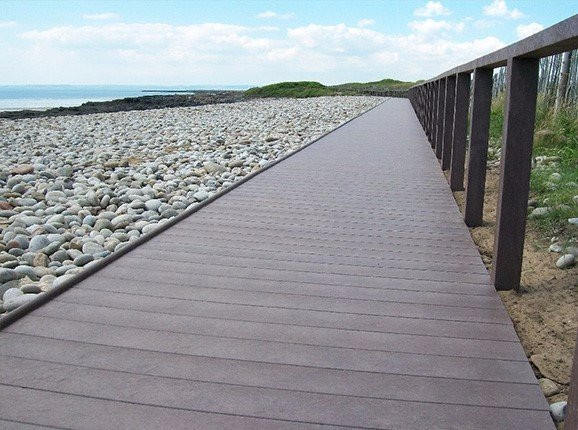 Wales Coast Path boardwalk景点图片