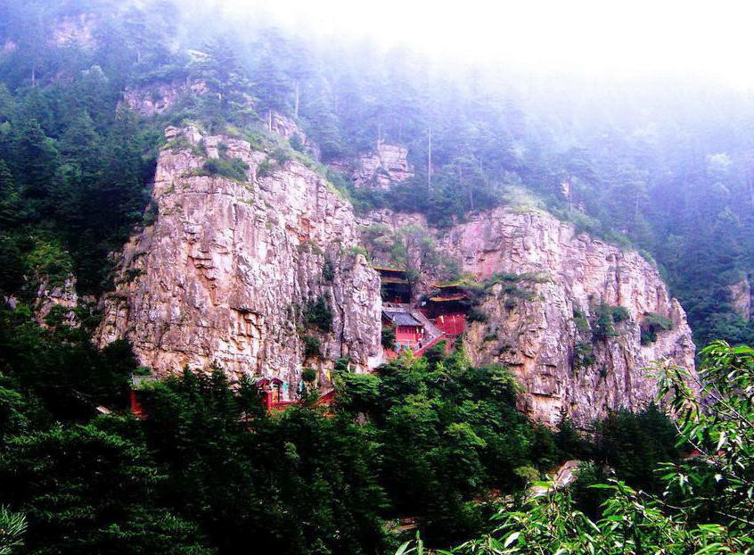 悬空寺景点图片