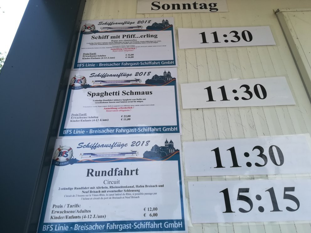 Breisacher Fahrgast Schiffahrt-Breisach am Rhein必去景点