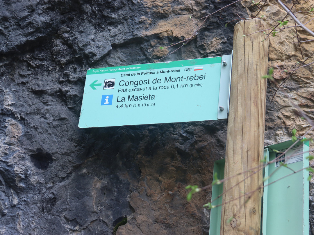 Congost de Mont-rebei-Sant Esteve de la Sarga必去景点