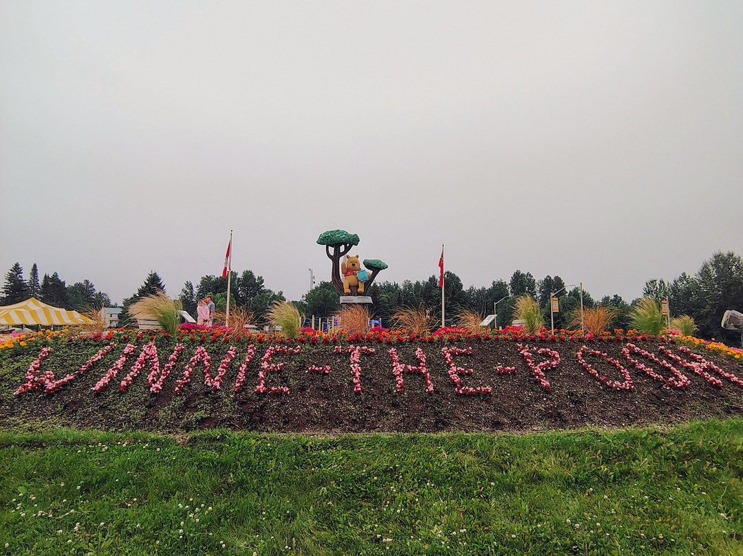 Winnie the Pooh Bronze Statue-White River必去景点