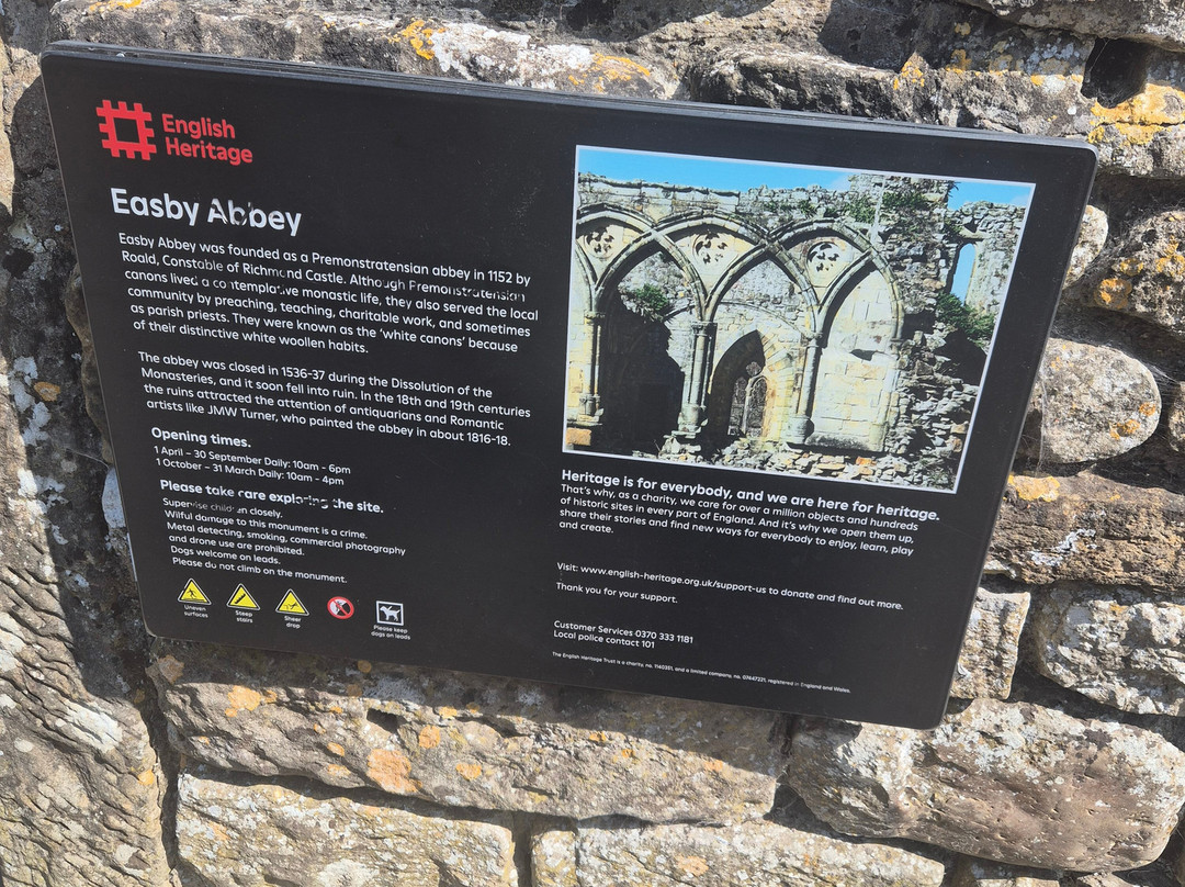 Easby Abbey-Easby必去景点
