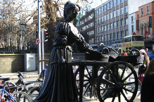 Molly Malone Statue-都柏林必去景点