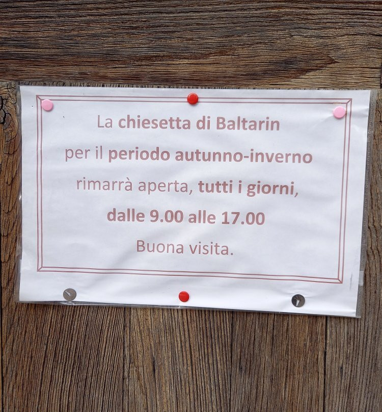 Chiesetta di Baltarino "Baltarin"-Pelugo必去景点