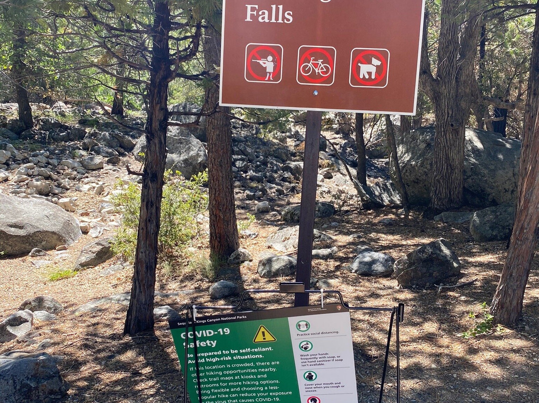 Roaring River Falls-红杉&国王峡谷国家公园必去景点