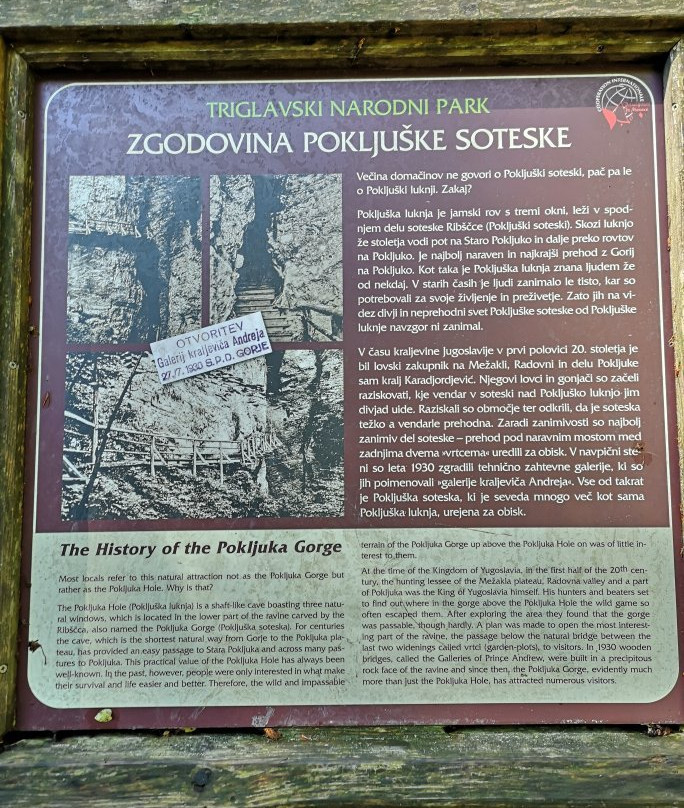 Pokljuška soteska Gorge景点图片