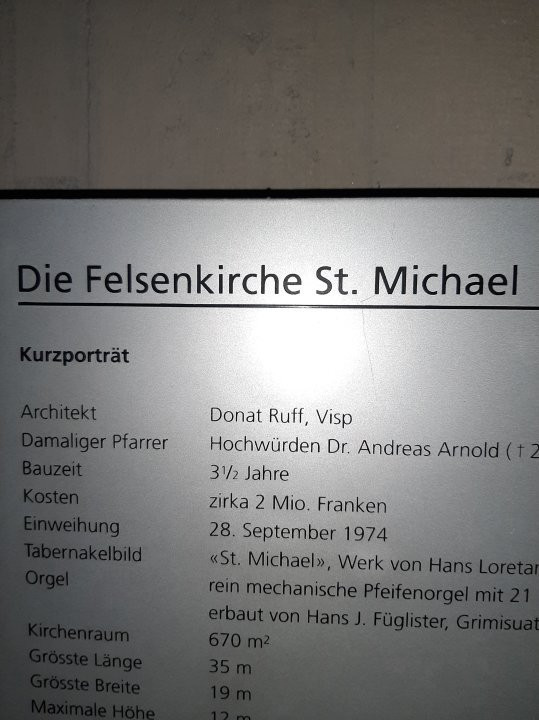 Felsenkirche Eglise St.Michael-Raron必去景点