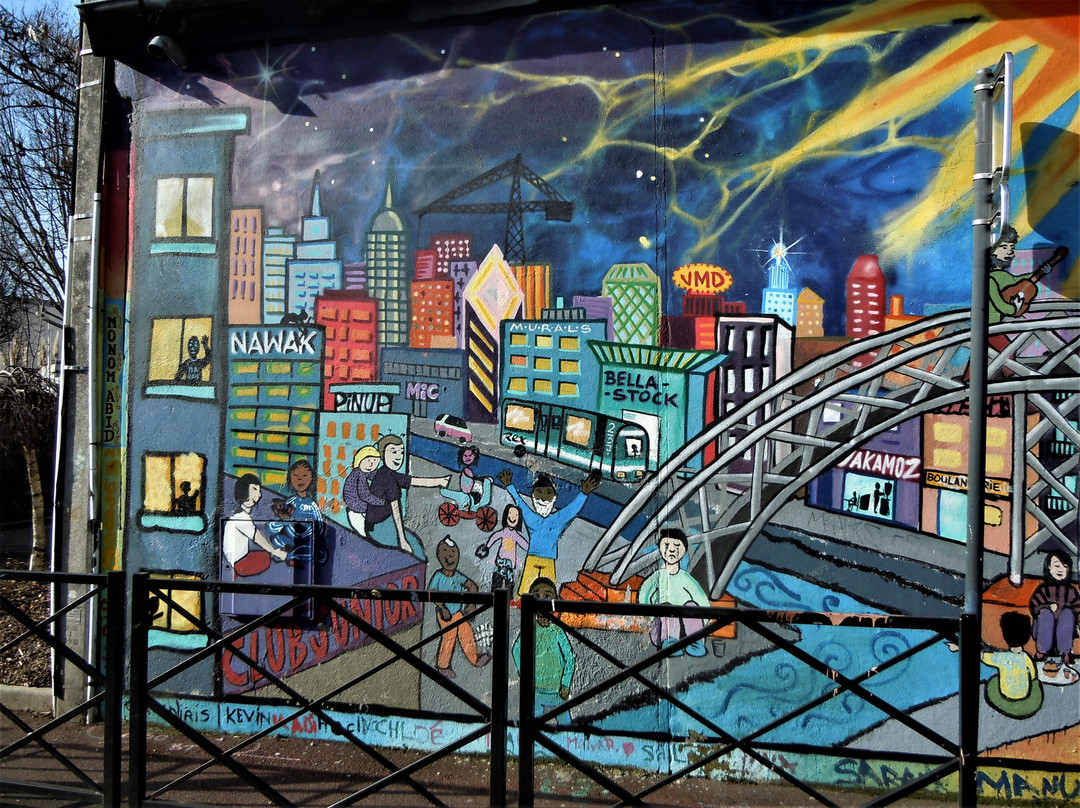 Fresque Trop de Murs-L'Ile-Saint-Denis必去景点
