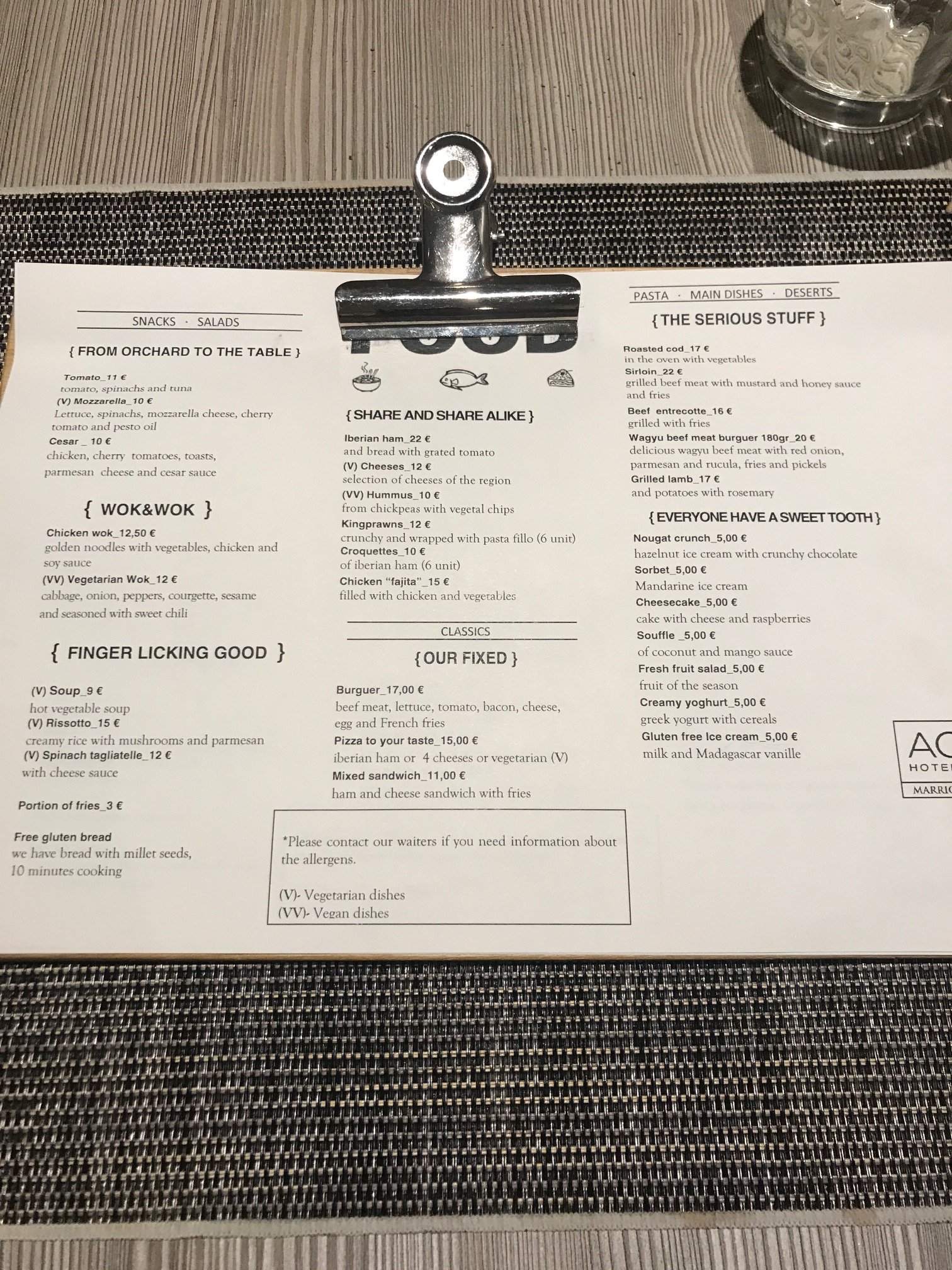 Ac Hotel Sant Cugat-餐饮