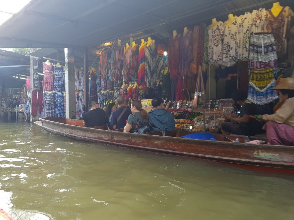 Pra Cha Rat Floating Market-素叻他尼必去景点