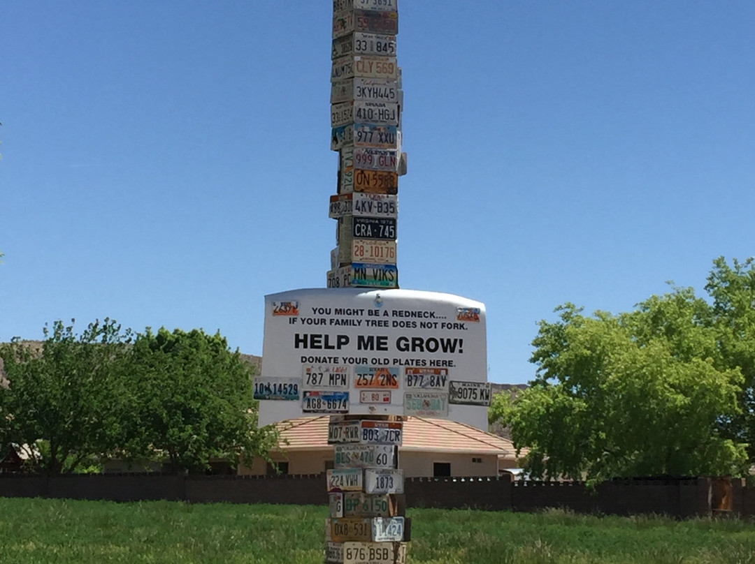 License Plate Pole-Washington必去景点