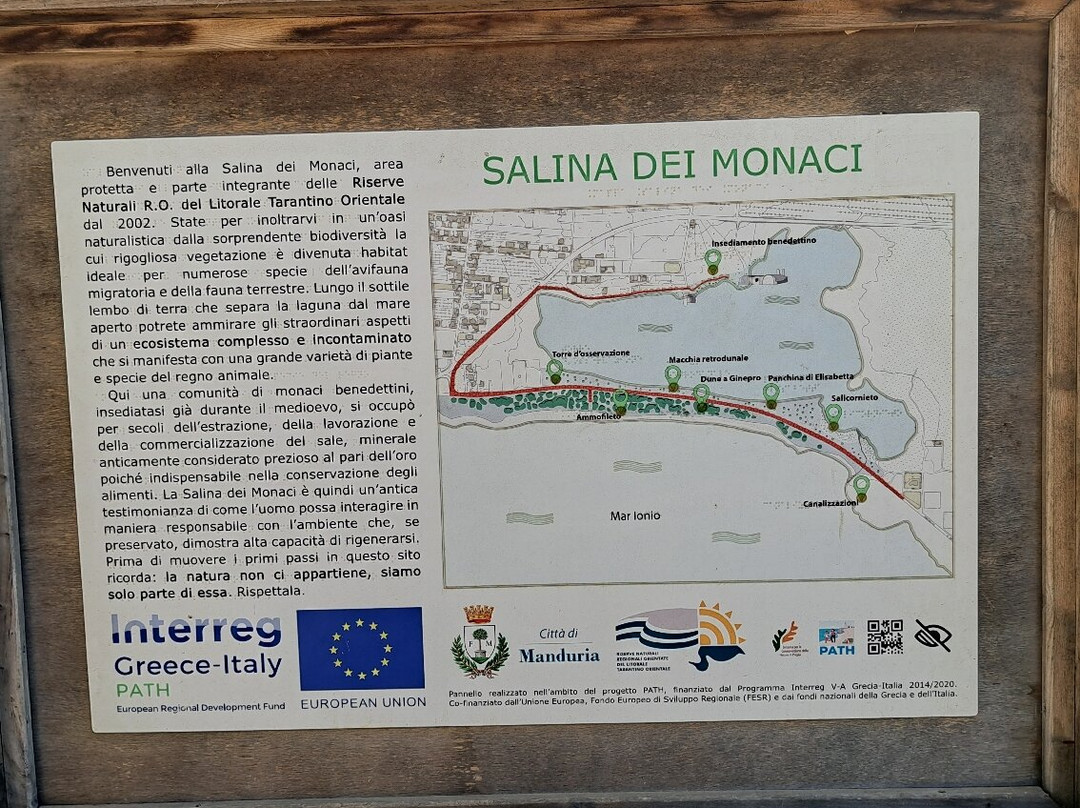 Nature reserve Salina dei Monaci景点图片