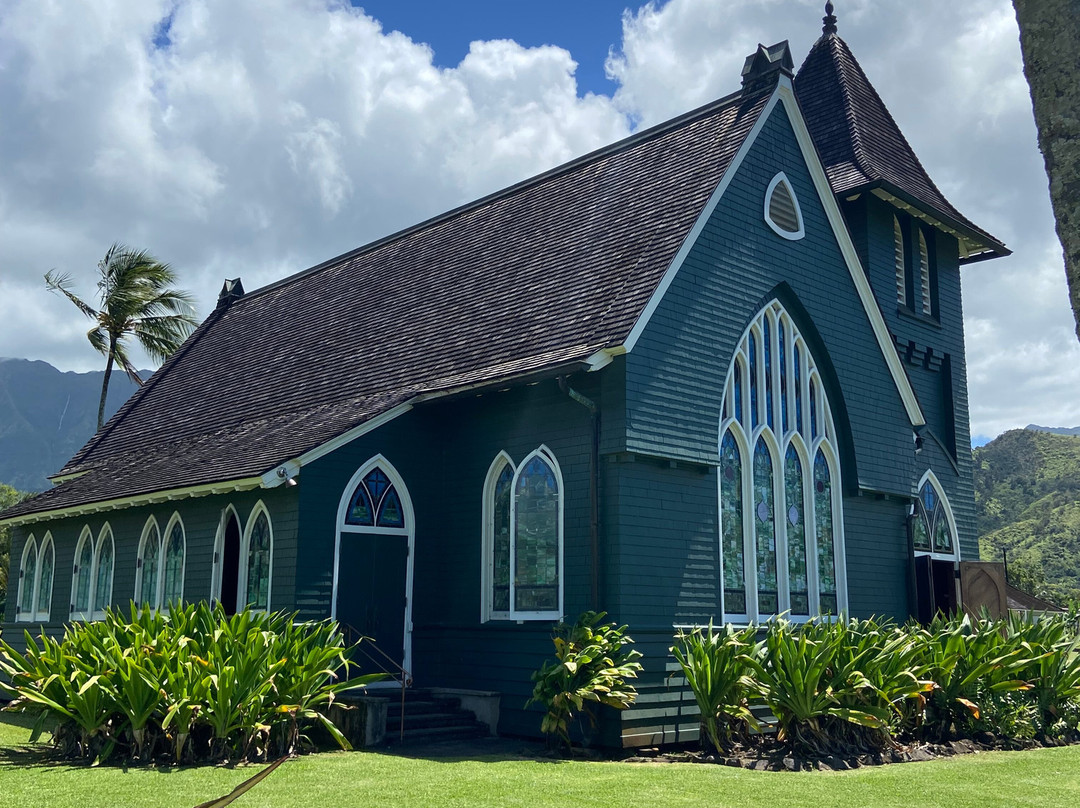 Wai'oli Hui'ia Church-哈纳雷伊必去景点