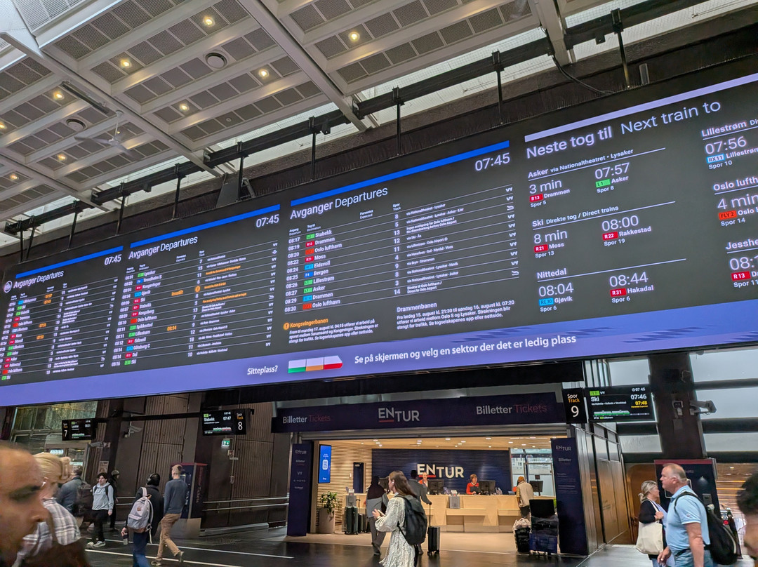 Oslo S - Oslo Central Station-奥斯陆必去景点